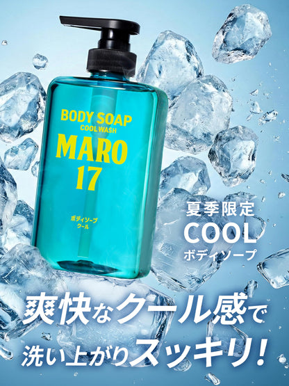 MARO17 Perfect Body Soap Cool for Men 450ml with Rich Lather