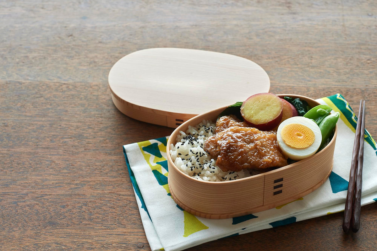 Odate Kogeisha Oval Bento Box Medium 640ml Made in Japan
