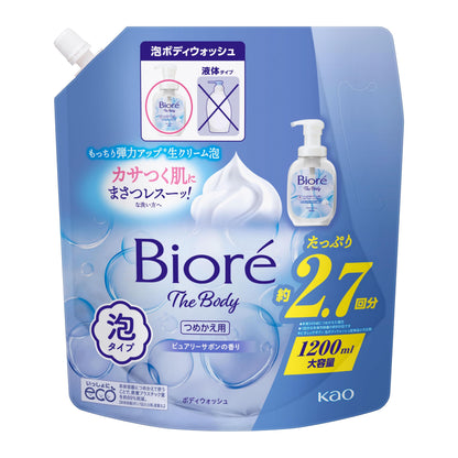 Biore The Body Foam Type Purely Soap Scent Refill 1200ml