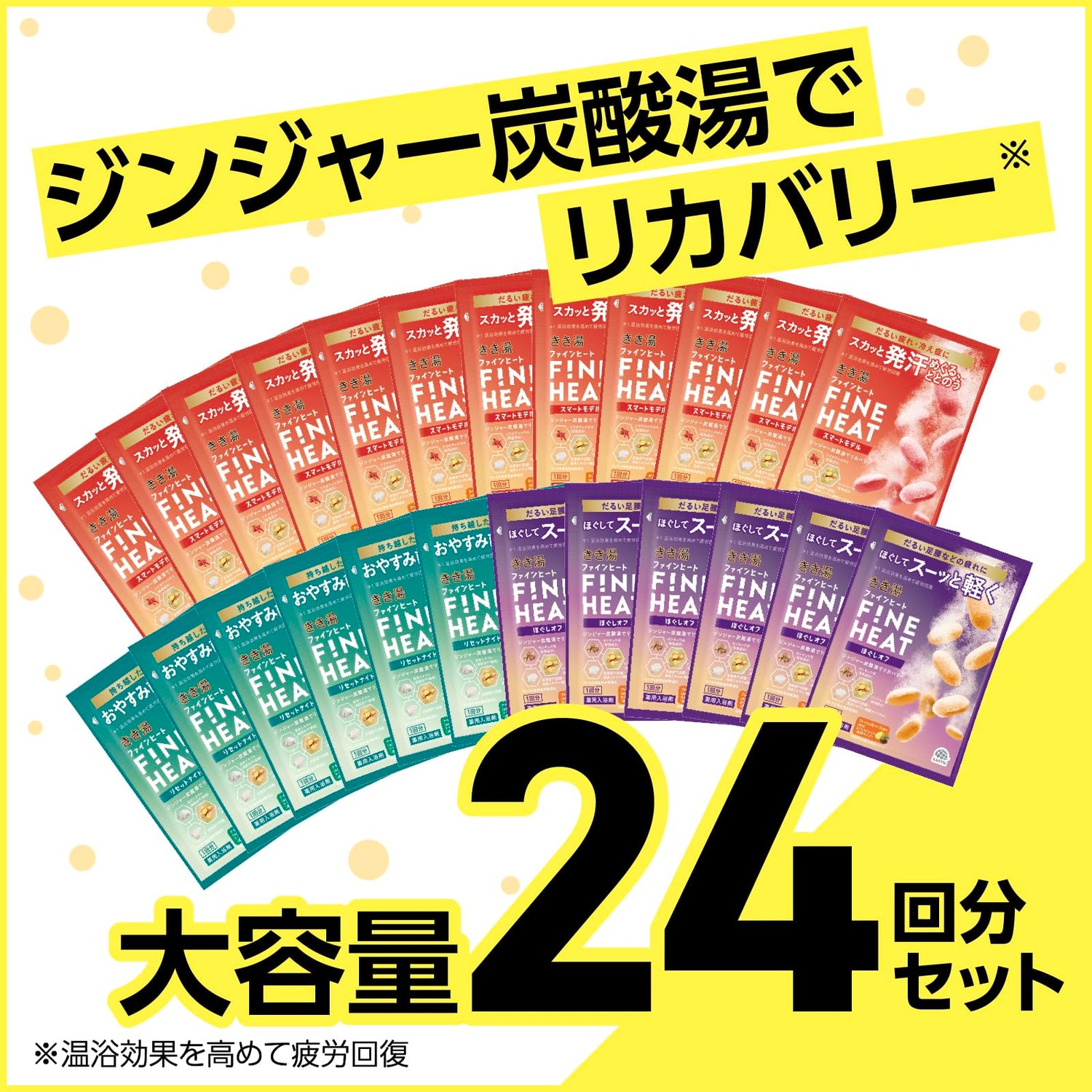 Kikiyu Fine Heat Bath Additive Assorted Pack 24 Sachets