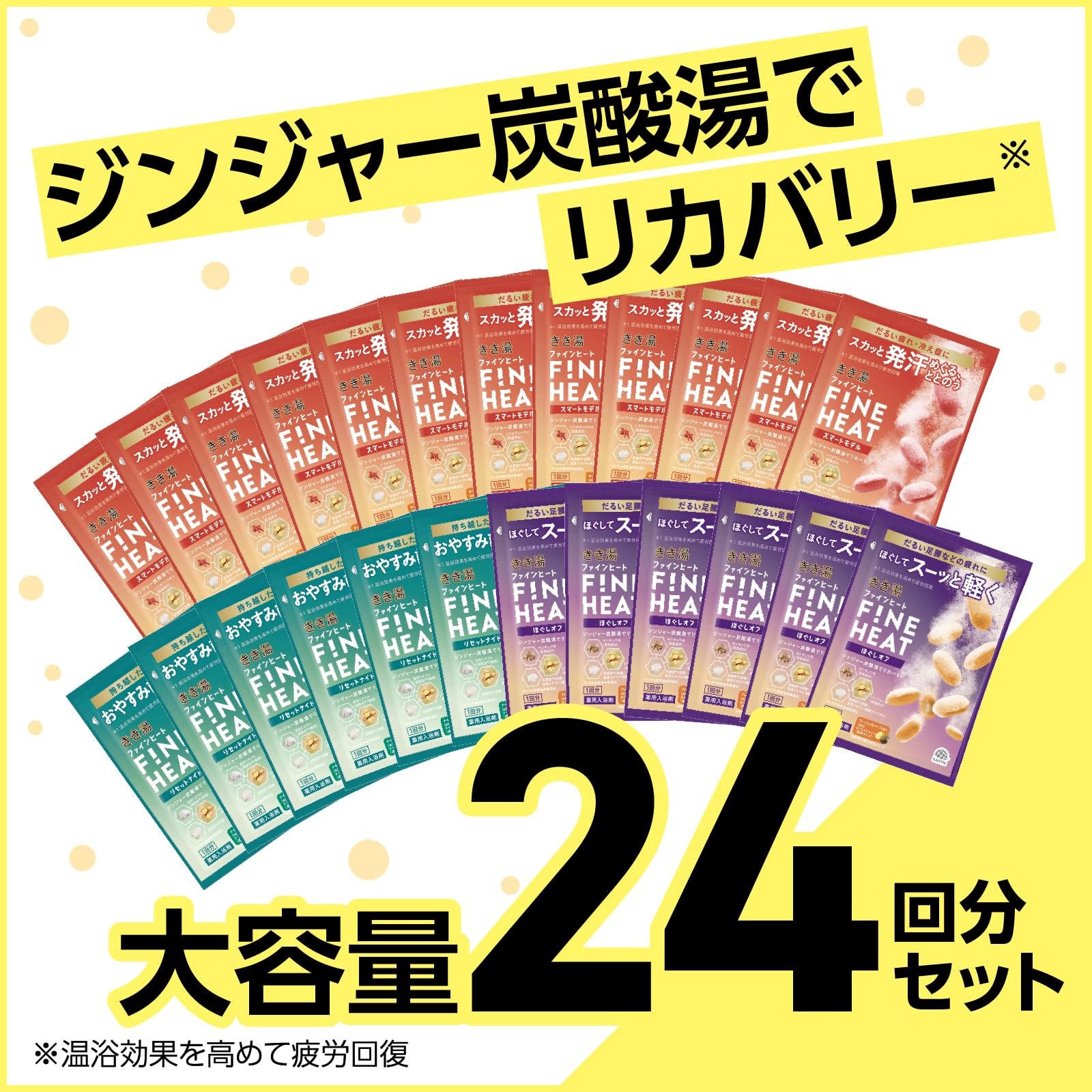 Kikiyu Fine Heat Bath Additive Assorted Pack 24 Sachets