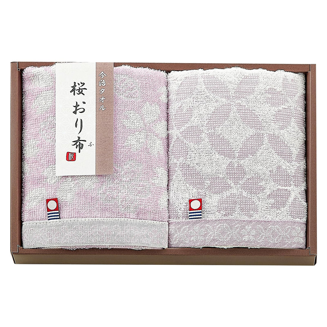 TOWEL PALETTE Imabari Towel Gift Set with Sakura Design 33x75cm