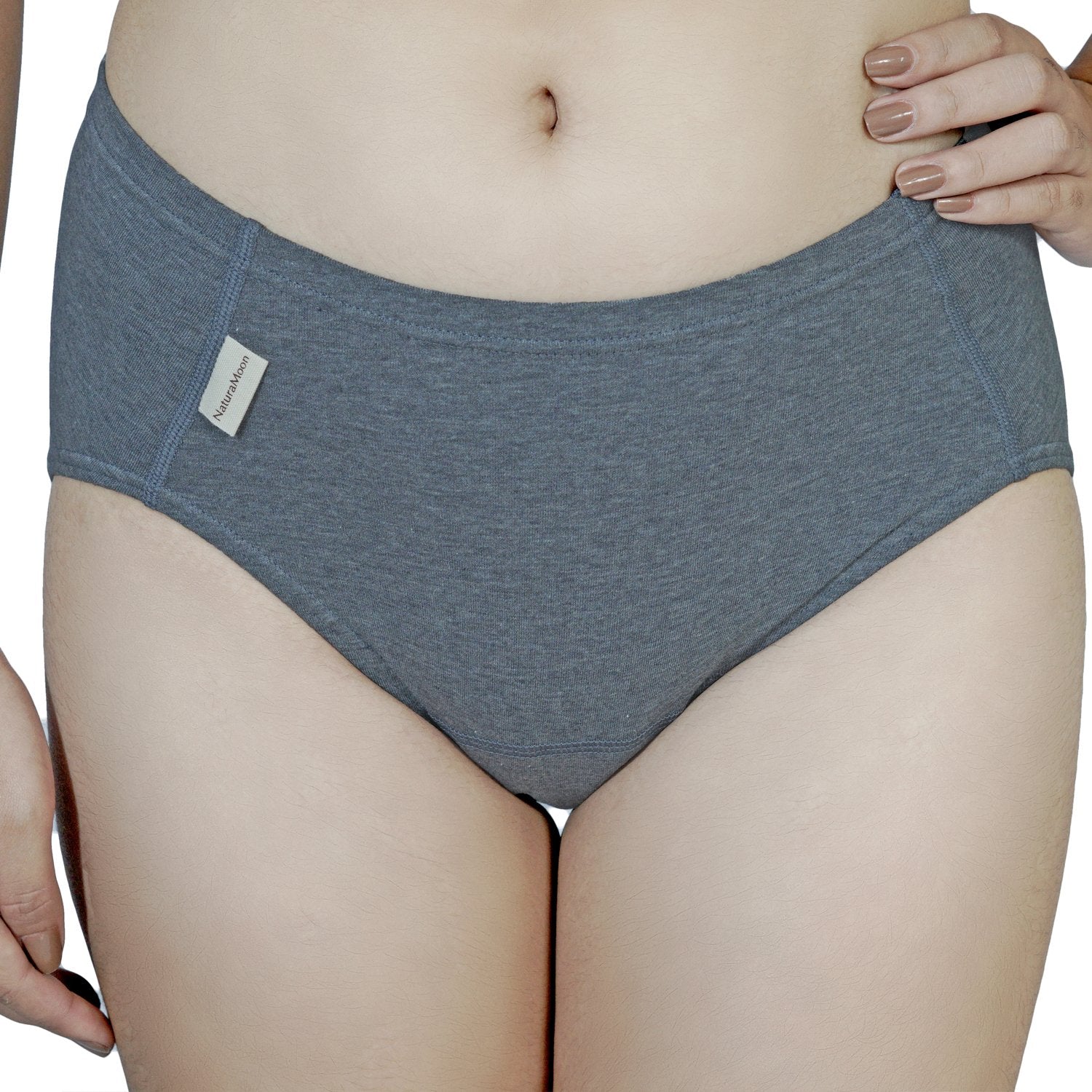 NaturaMoon Organic Cotton Sanitary Shorts Daytime Navy Size L-LL