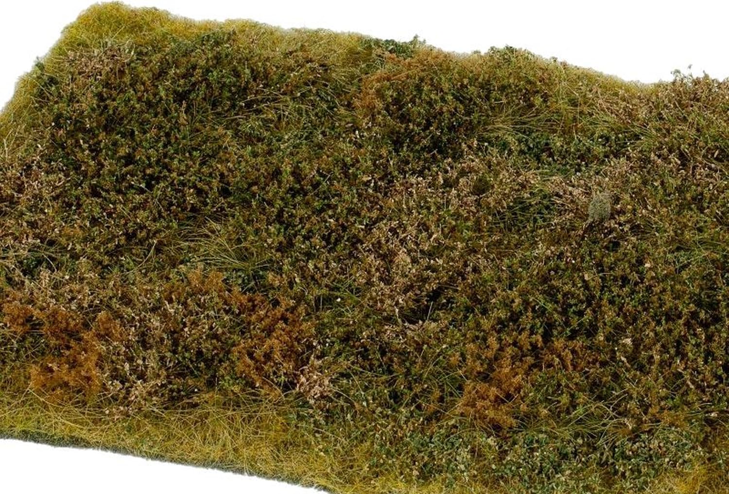 Model Scene Grass Mat Premium Overgrown Bush Late Summer 18cm x 28cm