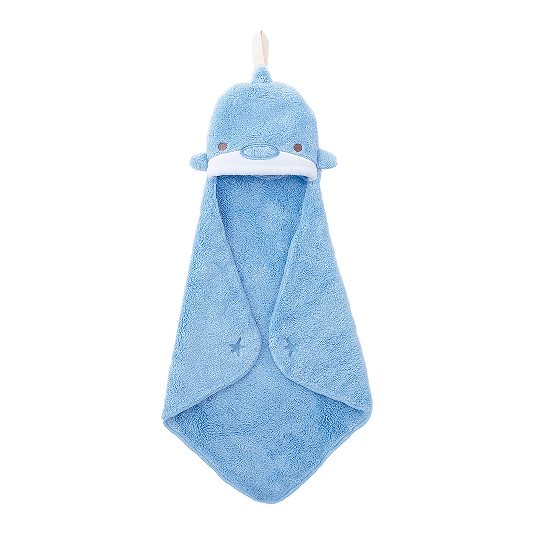 LIV HEART Pocket Towel Dolphin Soft and Quick-Drying 30cm