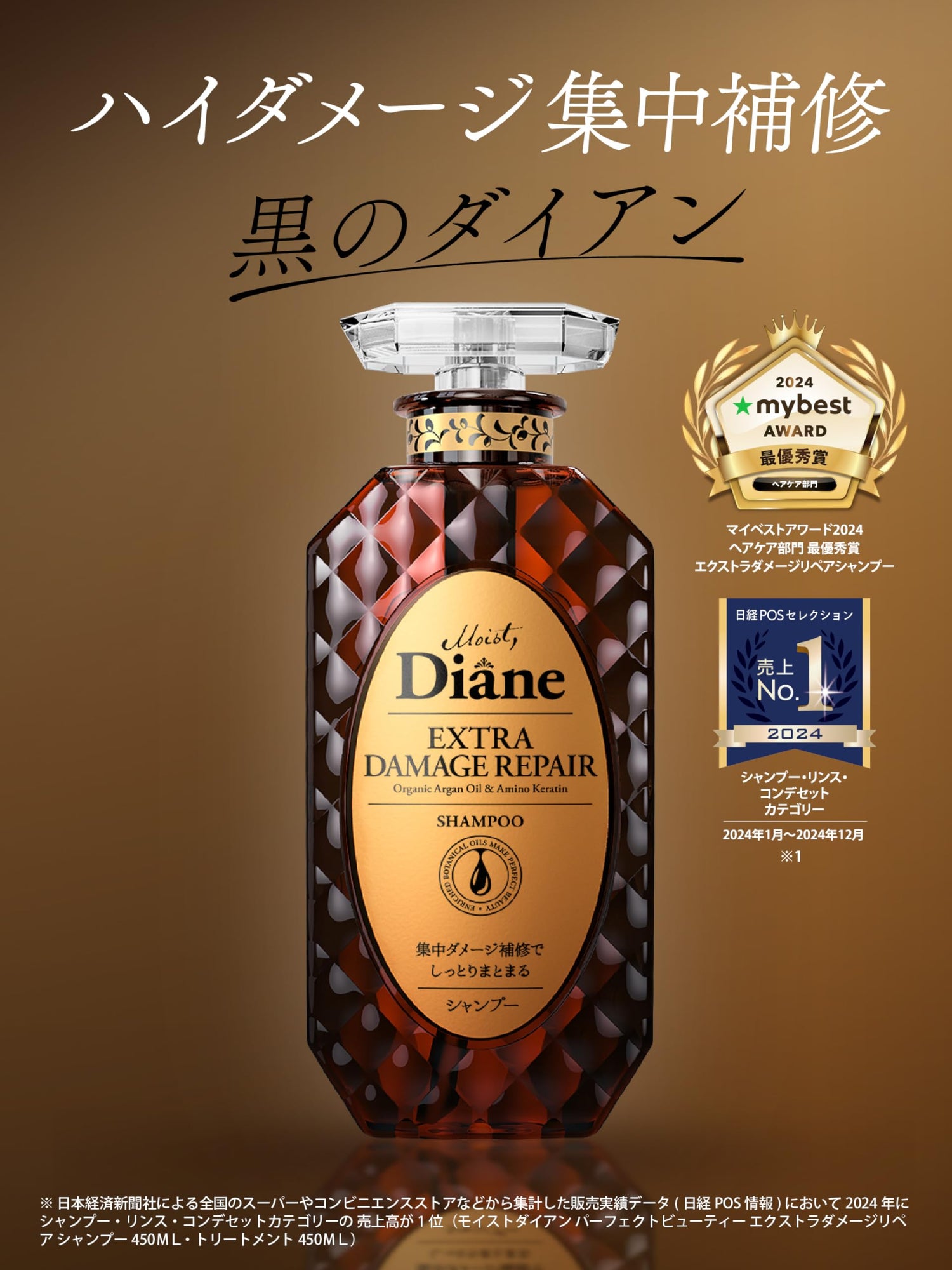 Diane Mini Set Shampoo and Treatment for Damaged Hair 50ml