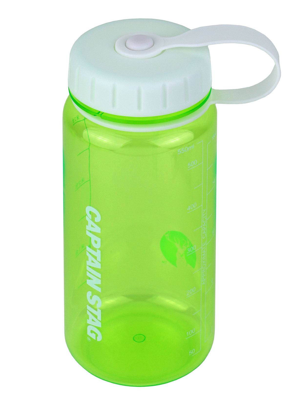 CAPTAIN STAG Sports Water Bottle 550ml with Measurement Markings