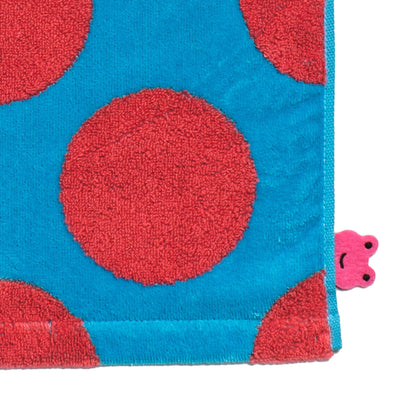 Nishikawa Face Towel 34X75cm Made with Soft Cotton Blue