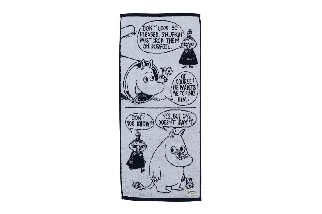 Marushin Moomin Jacquard Long Face Towel for Everyday Use