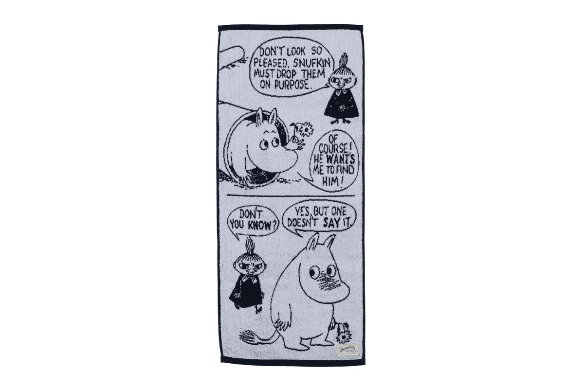 Marushin Moomin Jacquard Long Face Towel for Everyday Use