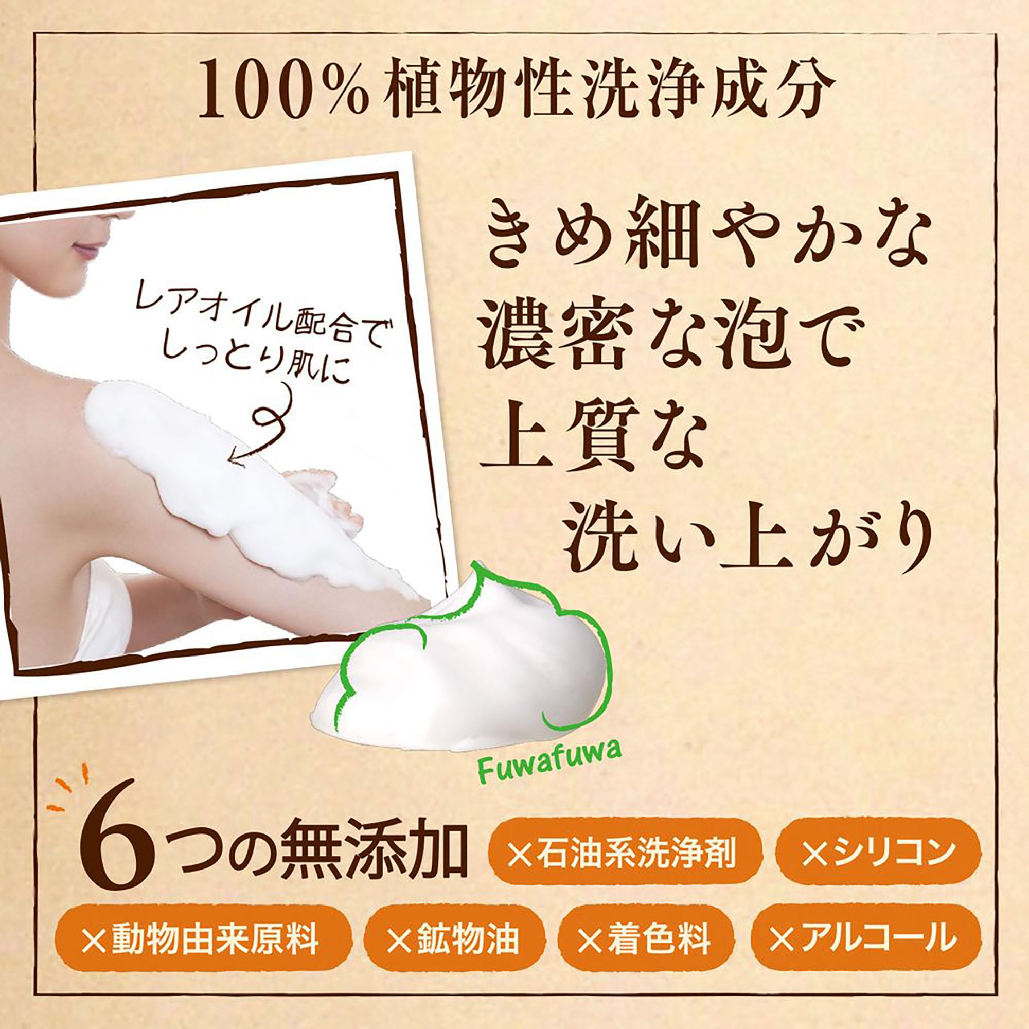 Diane Moist Diane Oil-In Body Soap Chardonnay Scent 500ml
