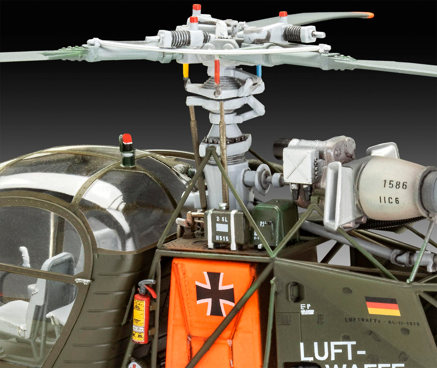 Revell 1/32 German Alouette II Model Kit