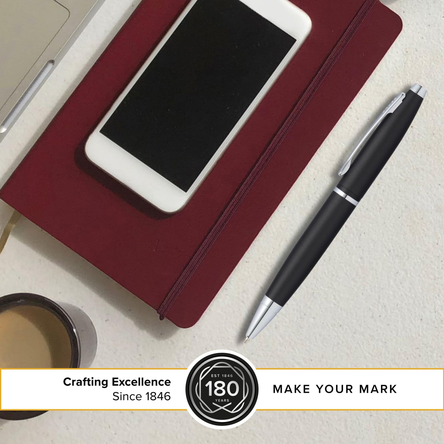 Cross Matte Black Ballpoint Pen for Smooth Writing Experience
