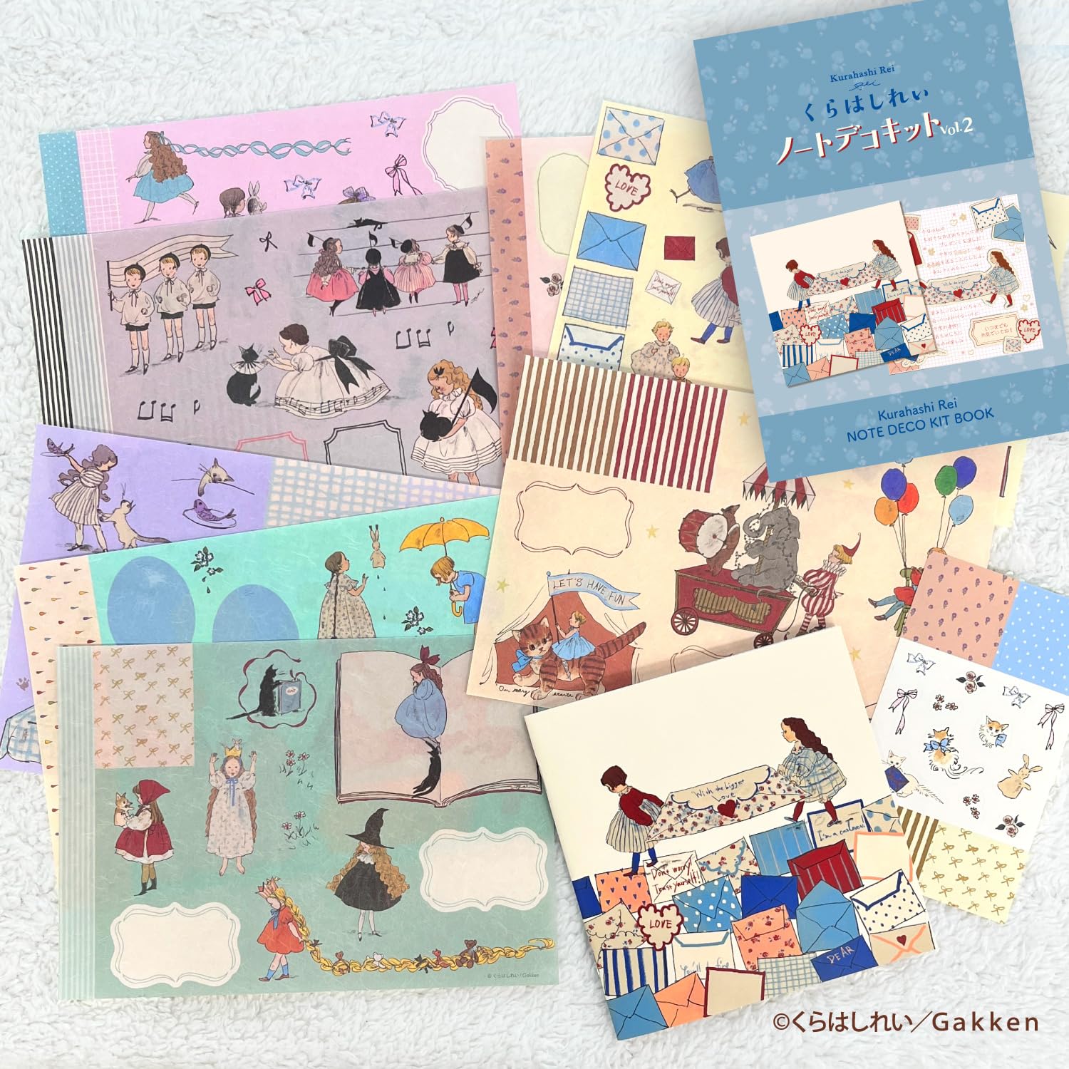 Kurahashi Rei Note Deco Kit Vol.2 for Creative Collage Art