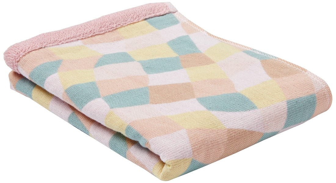 Marushin Polku Face Towel Soft Cotton 100% for Gentle Care