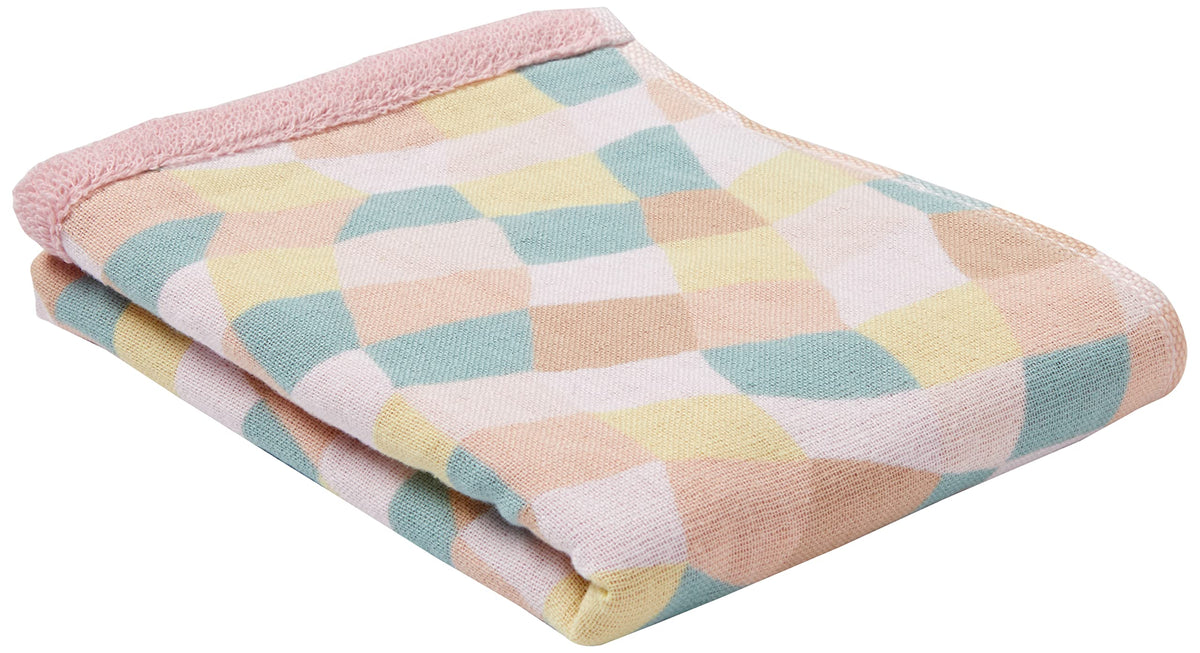Marushin Polku Face Towel Soft Cotton 100% for Gentle Care