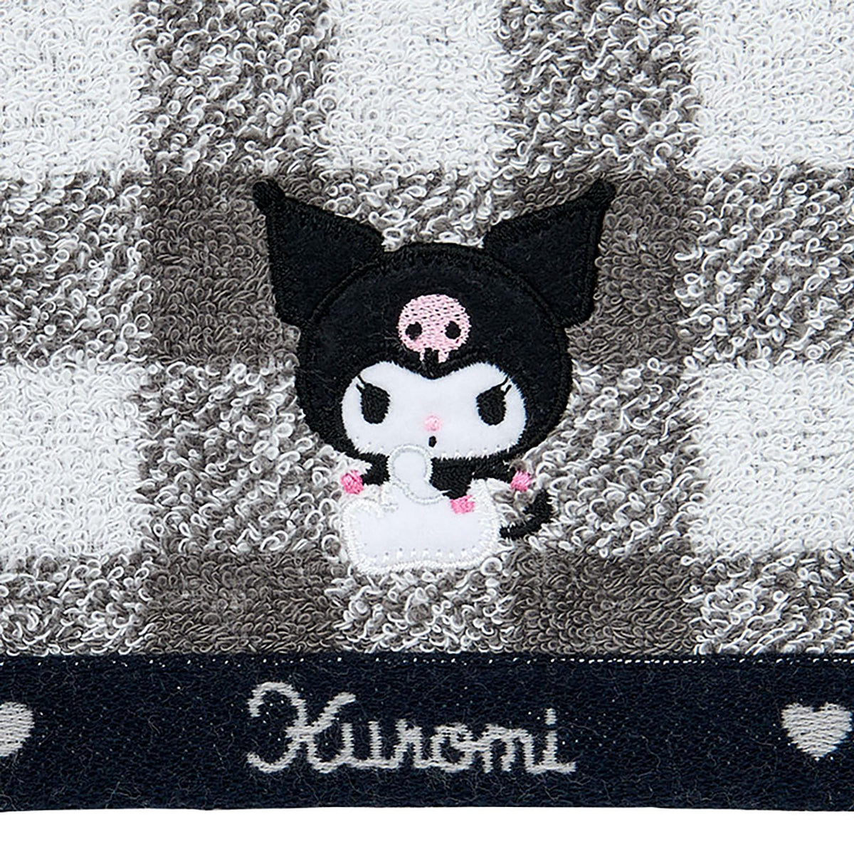 SANRIO Imabari Face Towel featuring Kuromi 100% Cotton Made in Japan