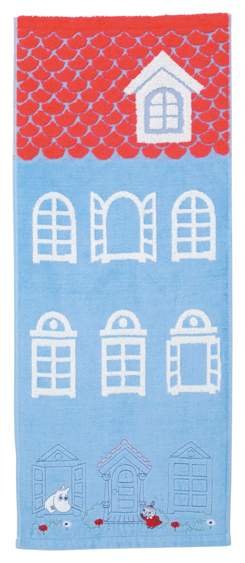 Marushin Face Towel Moomin Little My 34x80cm Cotton Embroidery