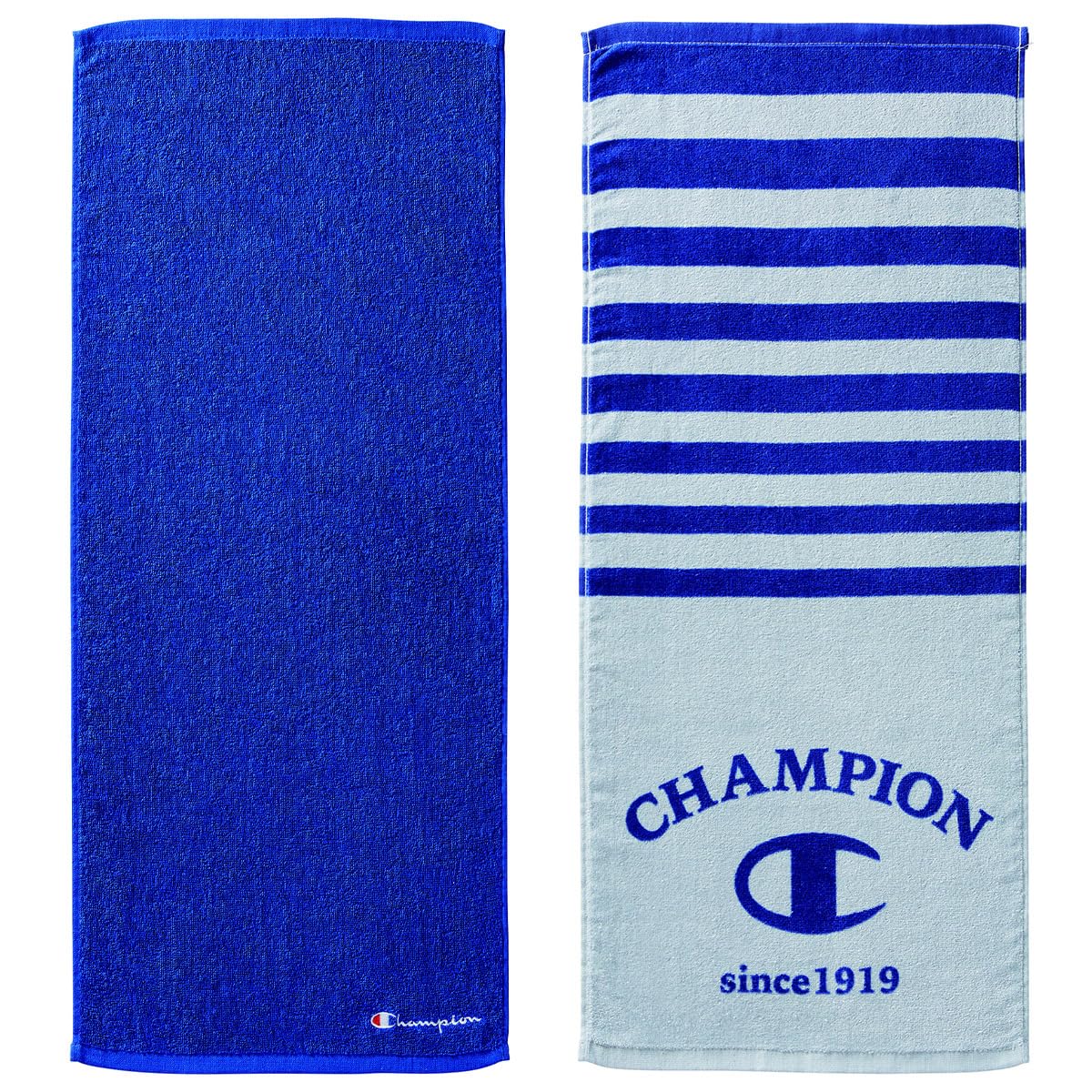 Champion Face Towel Set 100% Cotton in Free Blue for Everyday Use
