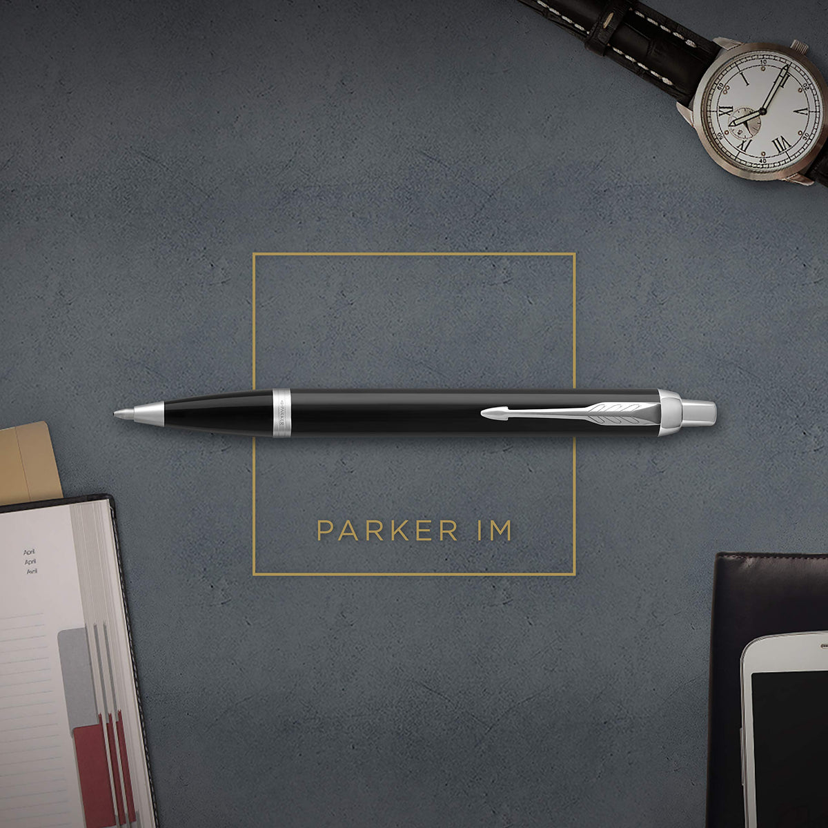 PARKER Ballpoint Pen IM Premium Warm Grey GT Medium Point