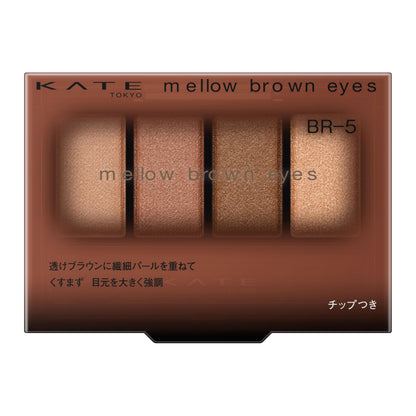 KATE Mellow Brown Eyes BR-5 Versatile Eyeshadow for Natural Looks