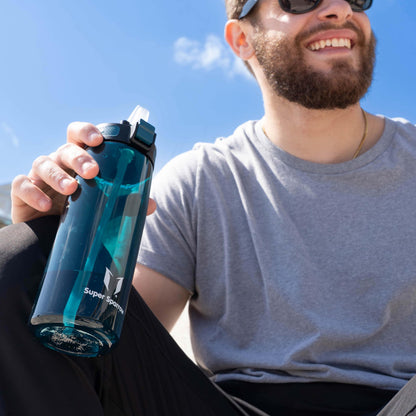 Super Sparrow Water Bottle 500ml BPA-Free with Straw