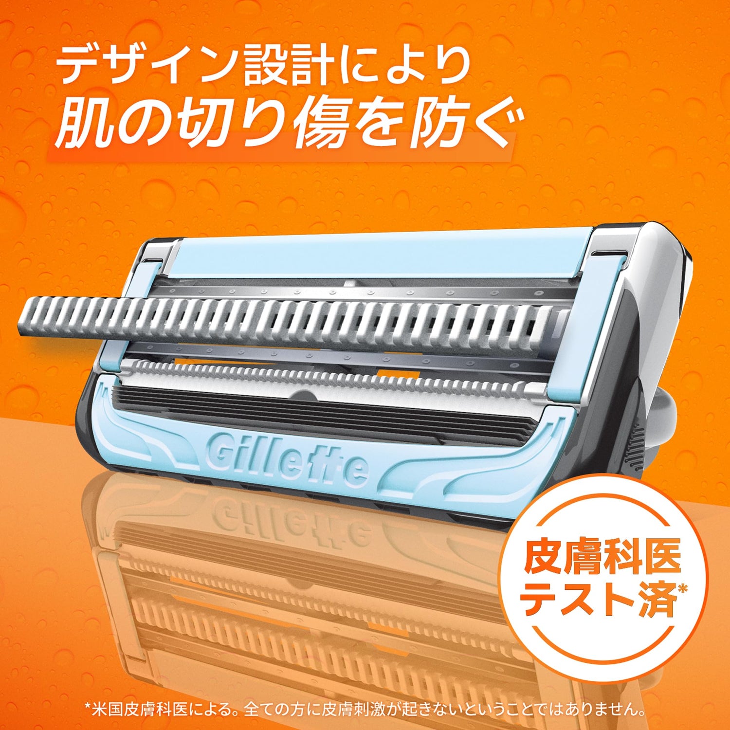 Gillette Razor with 4 Replacement Blades for Body Grooming