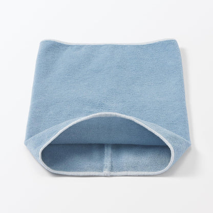 Mujirushiryouhin Stretchable Turban Towel 25x34cm Blue