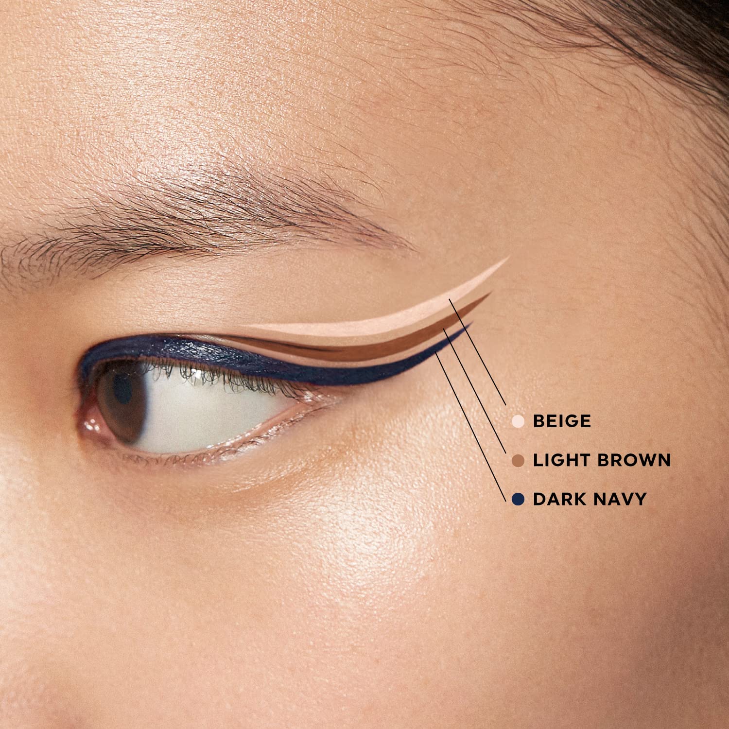 UZU Liquid Eyeliner Light Brown for Effortless Eye Definition