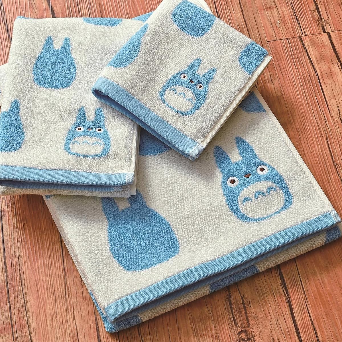Marushin Studio Ghibli Totoro Face Towel Thick Cotton Portugal Made