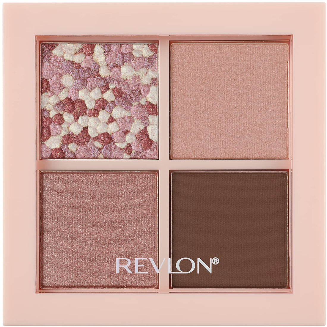 REVLON Dazzle Eyeshadow Quad Rosy Brown 3g for Versatile Eye Looks