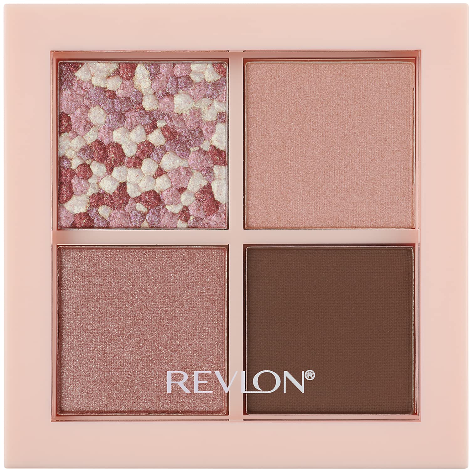 REVLON Dazzle Eyeshadow Quad Rosy Brown 3g for Versatile Eye Looks