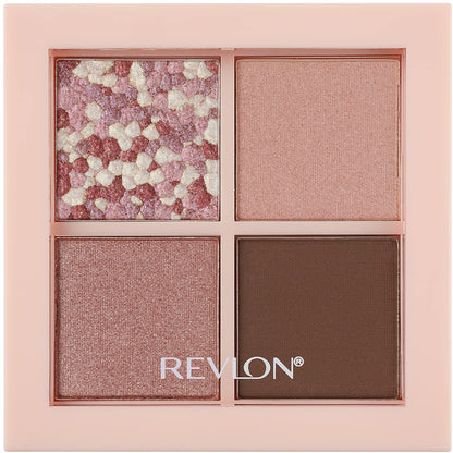 REVLON Dazzle Eyeshadow Quad Rosy Brown 3g for Versatile Eye Looks
