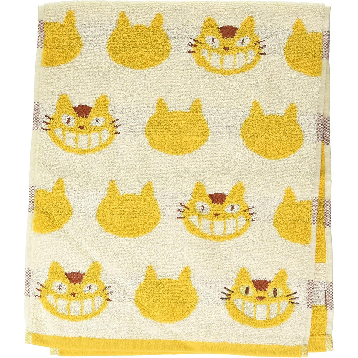 Marushin Studio Ghibli Face Towel Totoro Cat Bus Thick Cotton Made in Portugal