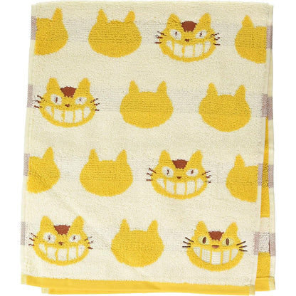 Marushin Studio Ghibli Face Towel Totoro Cat Bus Thick Cotton Made in Portugal