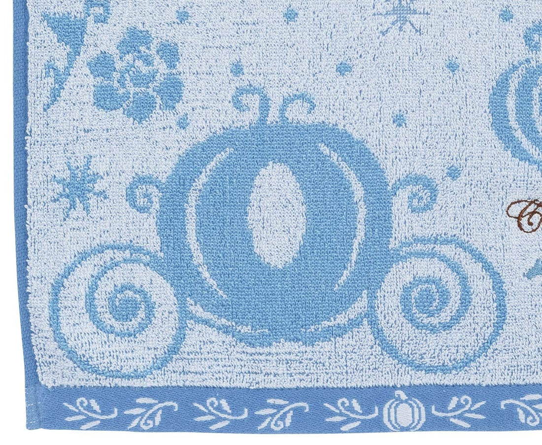 Marushin Face Towel Cinderella Elegant Blue Dress 34x80cm