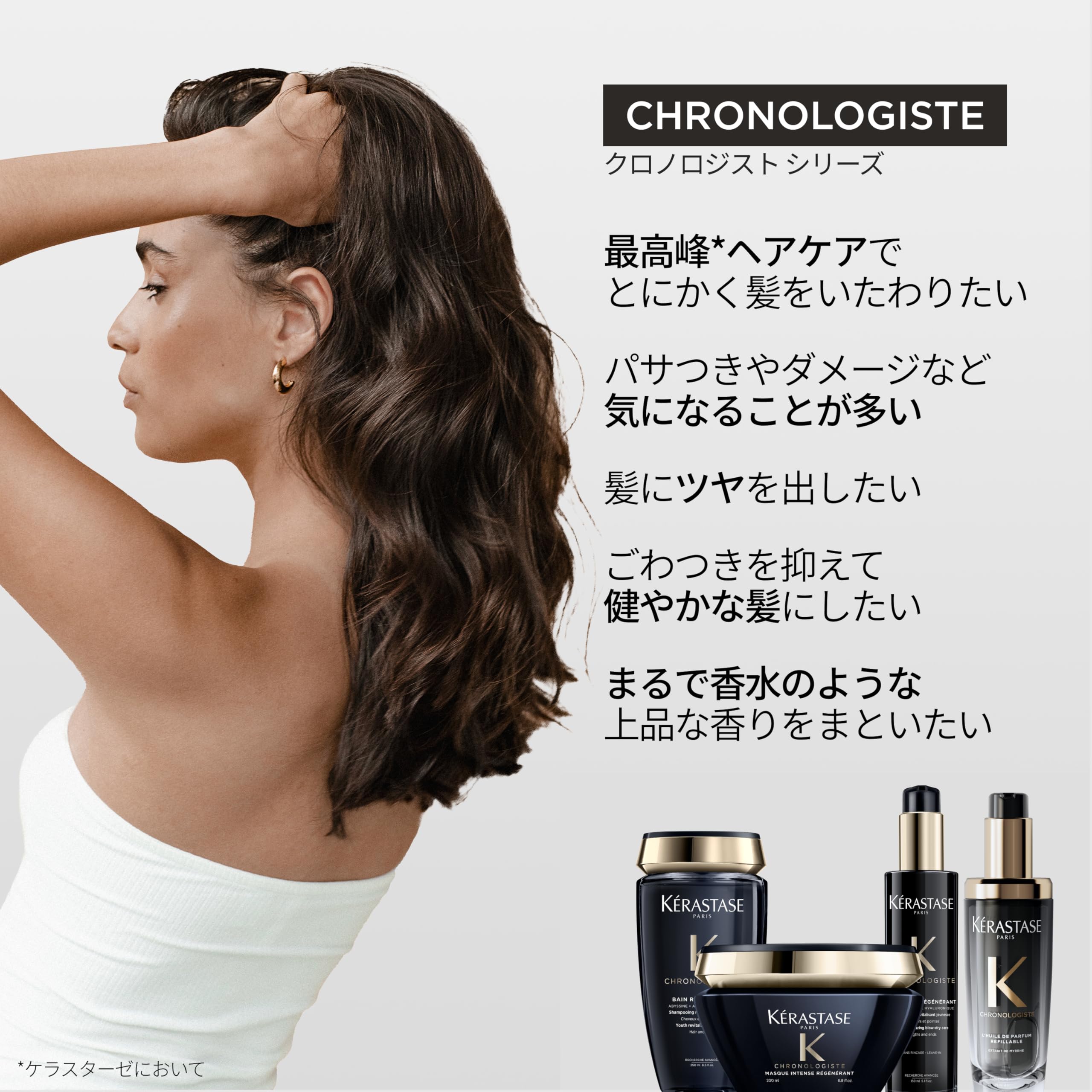 KÉRASTASE Chronologiste Hair Mask 200ml with Moisturizing Benefits