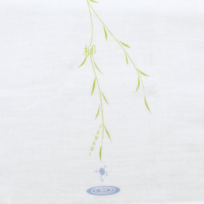 kontek Face Towel Made in Japan Soft Gauze Blue 33x95cm