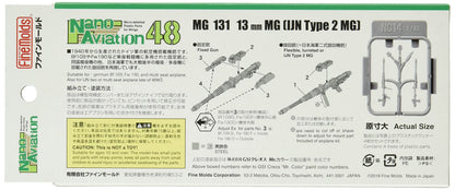 FineMolds 1/48 Scale Model MG131 13mm Machine Gun Parts Set