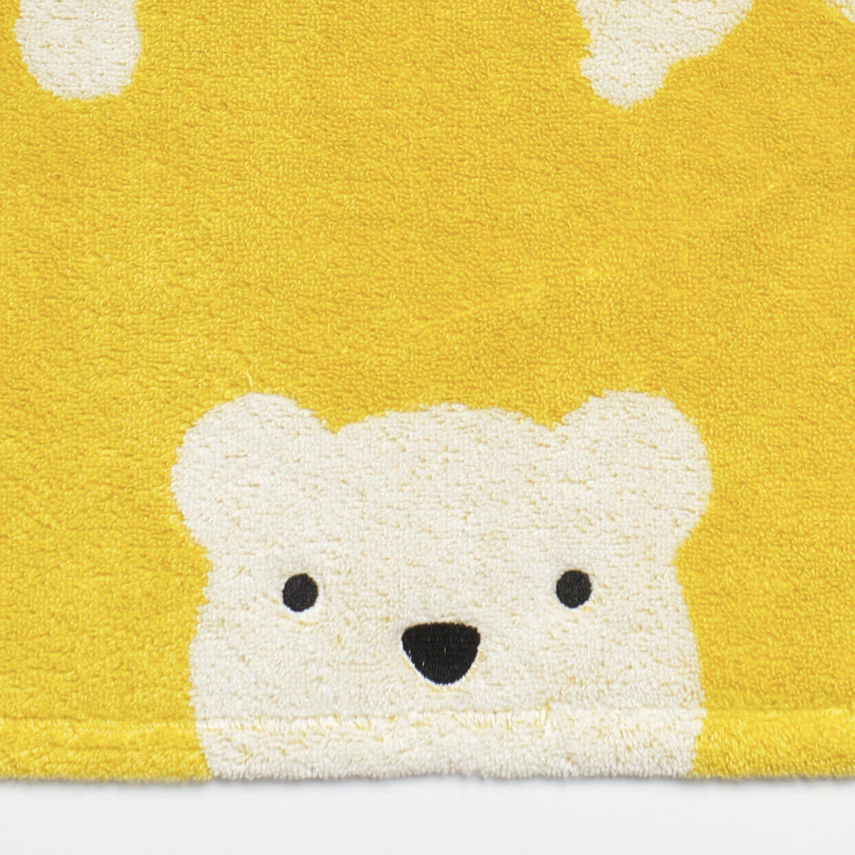 Nishikawa Face Towel 34x75cm Made with Soft Cotton Yellow