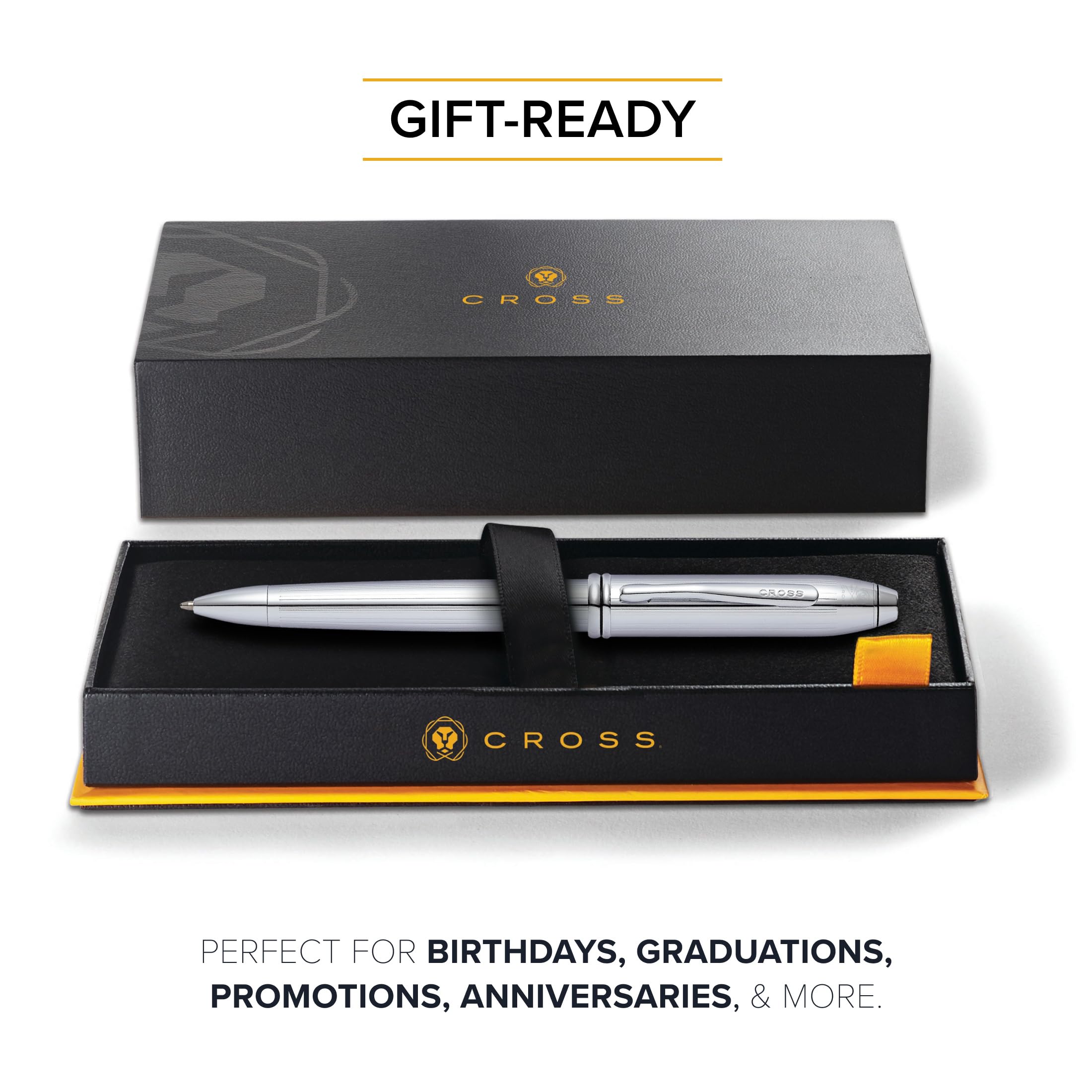 Cross Townsend Chrome Ballpoint Pen for Elegant Writing
