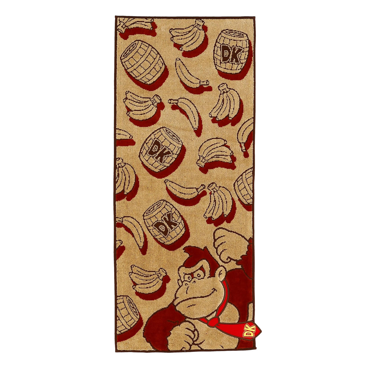 Marushin Face Towel Donkey Kong Organic Cotton Antibacterial 34x80cm