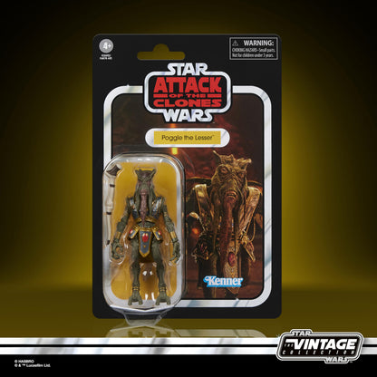 Hasbro Star Wars Vintage Collection Attack of the Clones Poggle the Lesser Figure