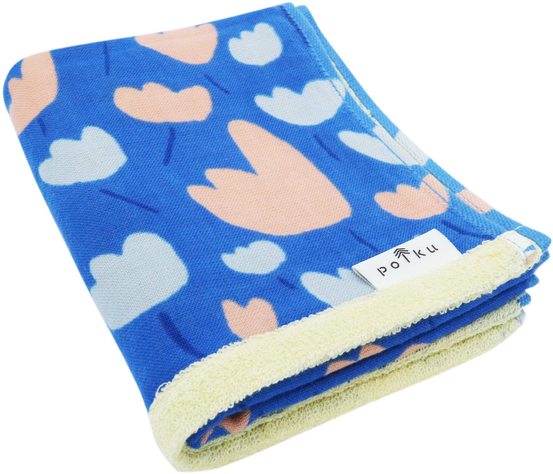 Marushin Face Towel Polku Soft Cotton for Gentle Care