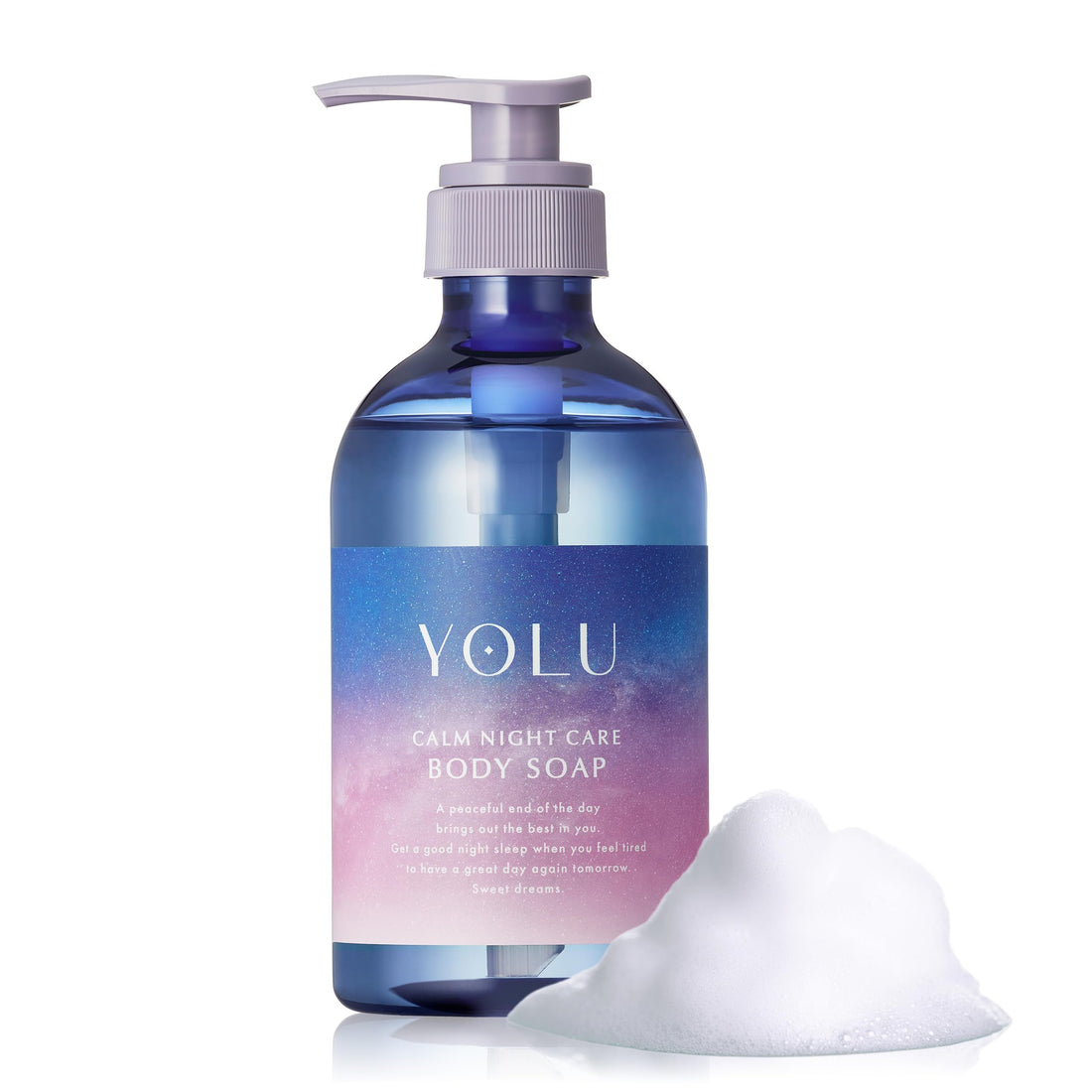 YOLU Calm Night Care Body Soap 300ml for Gentle Cleansing