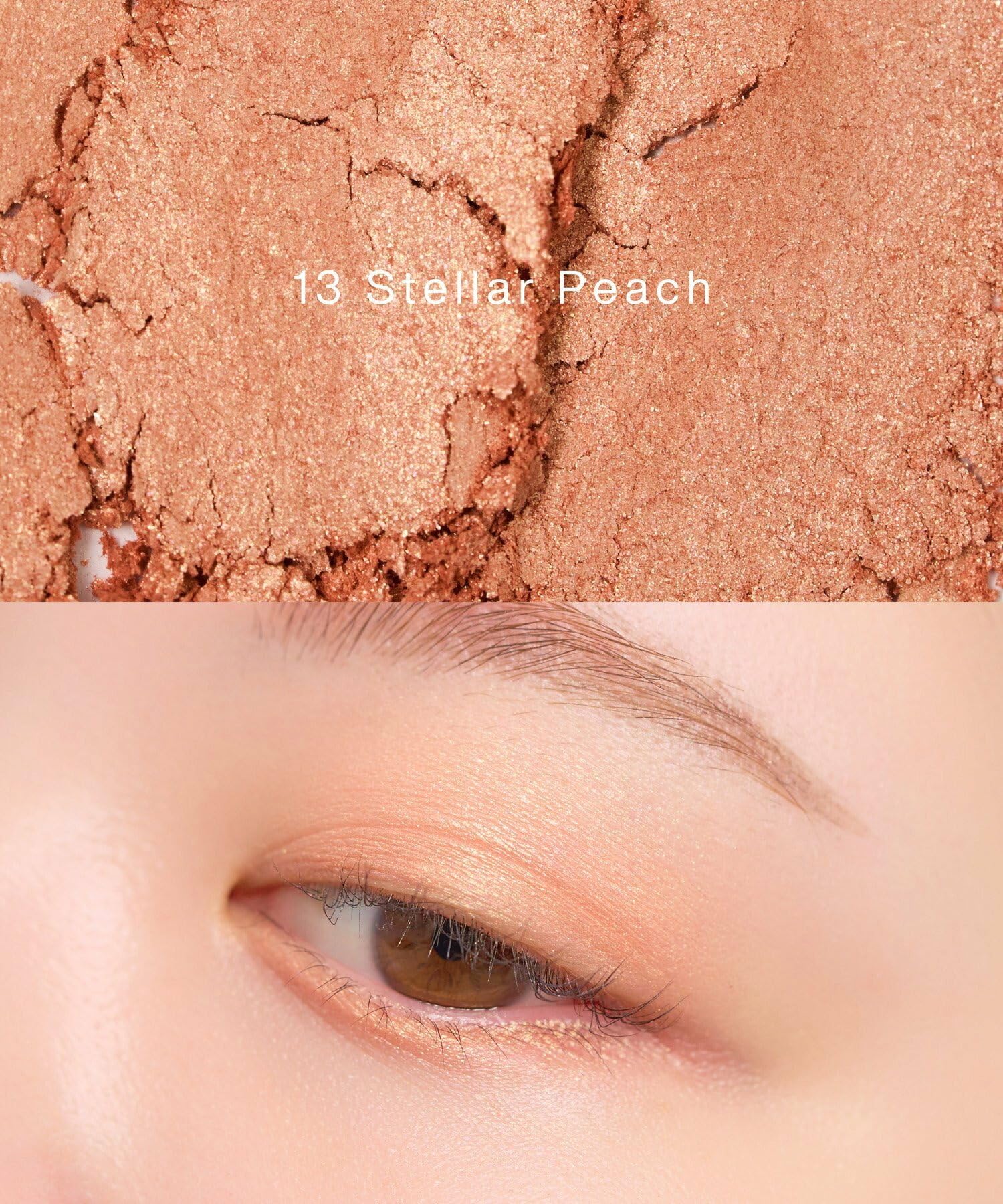 to/one Petal Float Eyes 13 Stellar Peach Single Eyeshadow 2.5g
