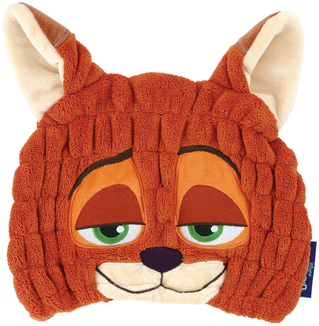Skater Hair Drying Towel Cap Featuring Zootopia Nick Design