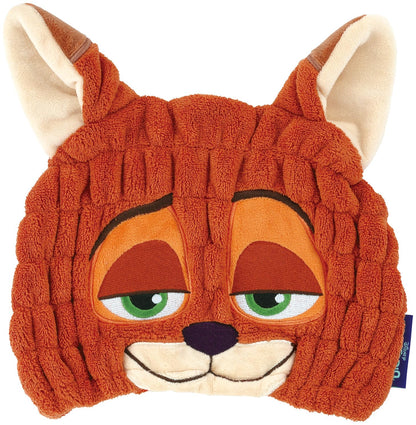 Skater Hair Drying Towel Cap Featuring Zootopia Nick Design