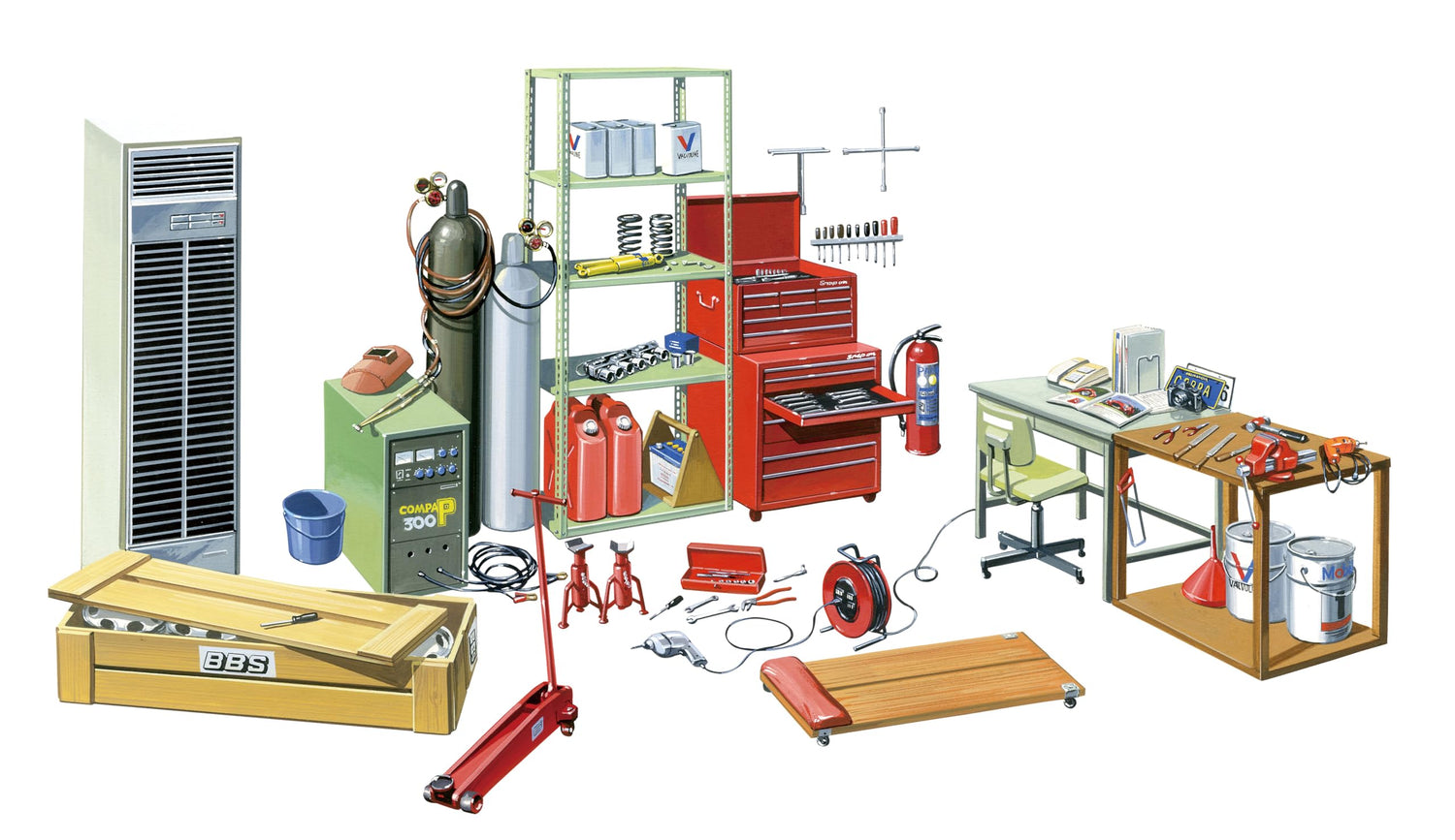 FUJIMI 1/24 Garage GT-1 Model Kit for Collectors