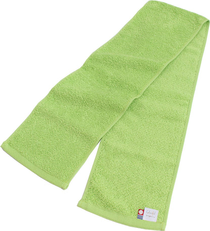 Hondataoru Imabari Towel Muffler Towel 15x110cm Ultra Absorbent Light Green